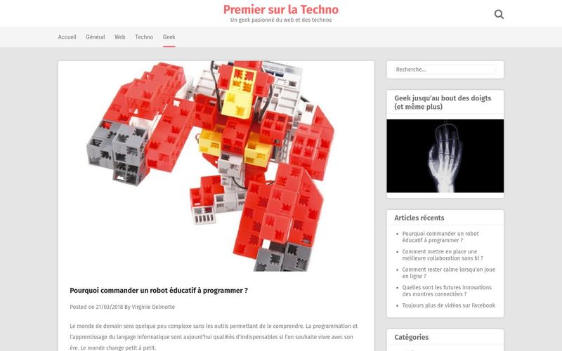 Pourquoi commander un robot éducatif à programmer ? – Premier sur la Techno