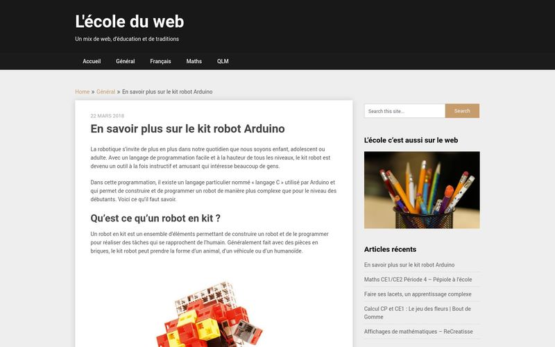 En savoir plus sur le kit robot Arduino – L'école du web