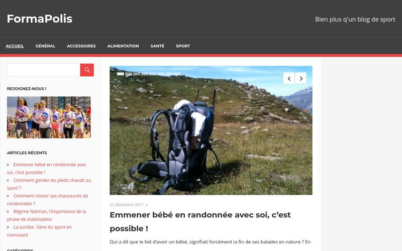 FormaPolis - Bien plus q'un blog de sport