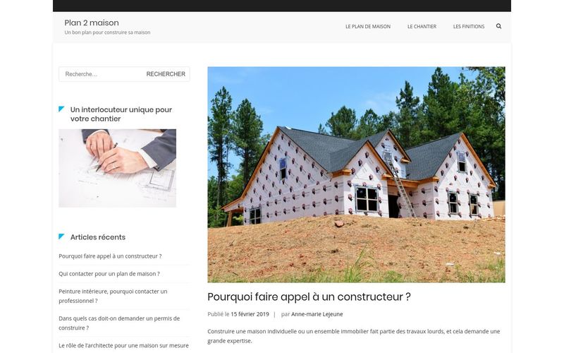Plan 2 maison - Un bon plan pour construire sa maison