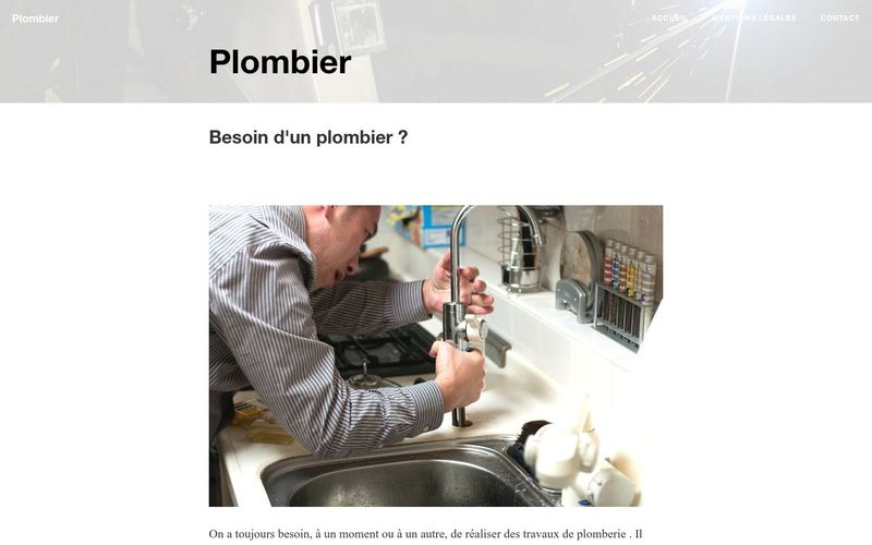 Le plombier, un professionnel pour vos fuites et infiltrations