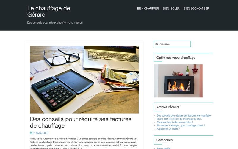 Le chauffage de Gérard - Des conseils pour mieux chauffer votre maison