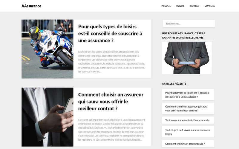 AAssurance - C'est l'assurance qu'il vous faut.